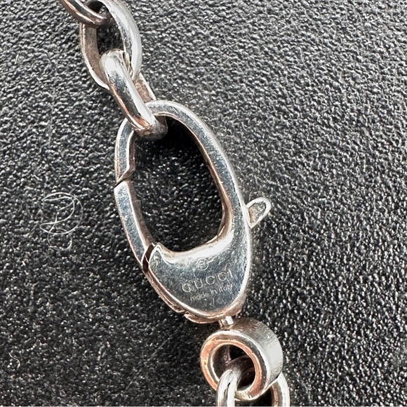 Gucci Sterling Silver Double G necklace - Picture 3 of 6